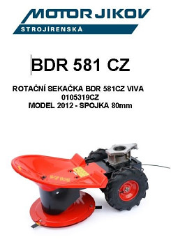 Technický rozkres BDR 581 VIVA-2012
