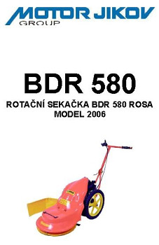 Technický rozkres BDR 580 ROSA-2006