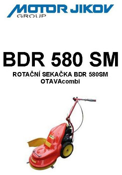 Technický rozkres BDR 580SM-1 OTAVA