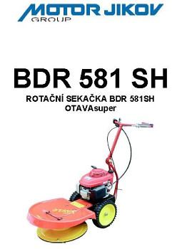 Technický rozkres BDR 581SH OTAVA SUPER