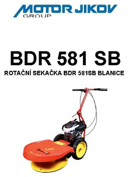 Technický rozkres BDR 581SB-3 BLANICE