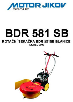 Technický rozkres BDR 581SB-4 BLANICE