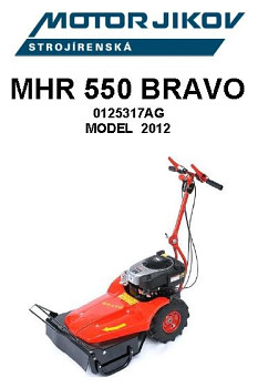 Technický rozkres MHR 550 BRAVO-2012