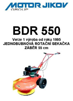 Technický rozkres BDR 550-1995