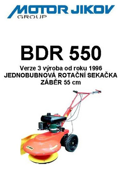 Technický rozkres BDR 550-1996