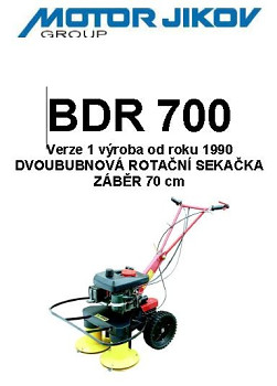 Technický rozkres BDR 700-1990