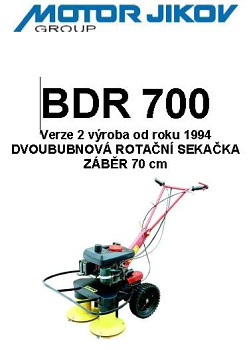 Technický rozkres BDR 700-1994