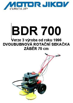 Technický rozkres BDR 700-1996