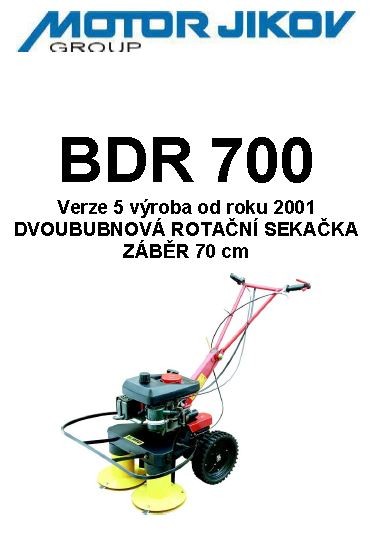 Technický rozkres BDR 700-1996
