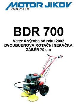 Technický rozkres BDR 700-2002