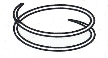 Pružina strununové hlavy BVC