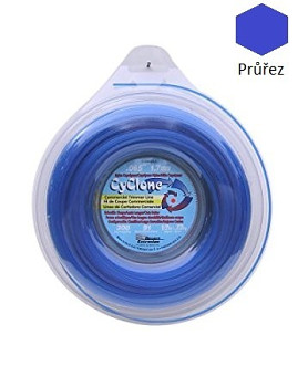 Žací struna 1,6mm-182m 6-hvězda