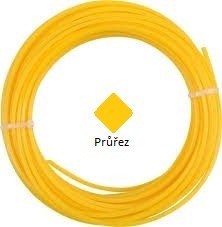 Žací struna 3,0mm-9m hvězda