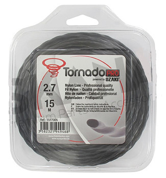 Žací struna 2,7mm-15m kroucená