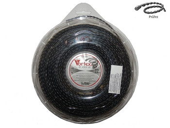 Žací struna 2,4mm-70m kroucená