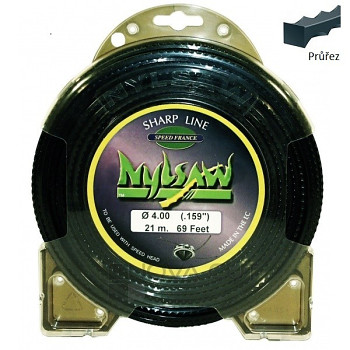 Žací struna 3,0mm-37m Nylsaw