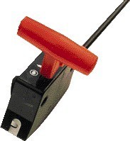 Ovladač plynu 1,80m plast červený