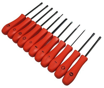 Sada 11 šroubováků pro karburátory